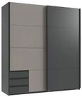 luma-home Schwebet&uuml;renschrank 22694 (B179/H198/T65 cm, Kleiderschrank 2-t&uuml;rig...