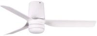 FARO Barcelona Deckenventilator DC Deckenventilator Mini Punt Tub Wei&szlig; mit LED,