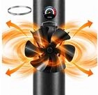 relaxdays Kaminventilator f&uuml;r Ofenrohr magnetisch