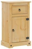 vidaXL Badezimmer-Set Badschrank Corona 45x33x80 cm Massivholz Kiefer