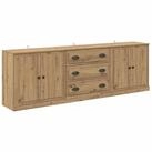 vidaXL Sideboard Sideboards 3 stk. Artisan-Eiche 210 x 35,5 x 67,5 cm (3 St)