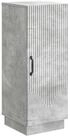 vidaXL Sideboard 33 x 34,5 x 87 cm Sideboard Betongrau 33x34,5x87 cm Spanplatte...