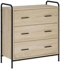 vidaXL Sideboard vidaXL Sideboard Sonoma-Eiche 97 x 33 x 81 cm Holzwerkstoff