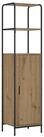 vidaXL Highboard Highboard Artisan-Eiche 40 x 33 x 161 cm Holzwerkstoff (1 St)