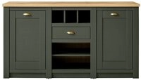 Lomadox Sideboard CINCINNATI-61, Landhaus Anrichte Sideboard in gr&uuml;n mit...