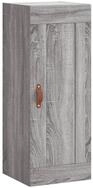 vidaXL H&auml;ngeschrank Wandschrank Grau Sonoma 34,5x34x90 cm Holzwerkstoff (1-St)