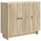 vidaXL Sideboard Sideboard Sonoma-Eiche 89 x 34,5 x 80 cm Holzwerkstoff (1 St)