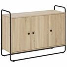 vidaXL Sideboard Sideboard Sonoma-Eiche 102 x 35 x 75 cm Holzwerkstoff (1 St)
