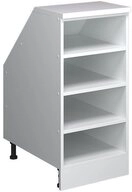 Vicco Kommode Rion, Wei&szlig;, 40 x 81.8 cm mit 4 F&auml;chern, Schrankkorpus 60 cm...