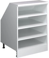 Vicco Kommode Rion, Wei&szlig;, 60 x 81.8 cm mit 4 F&auml;chern, Schrankkorpus 60 cm...