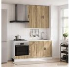 vidaXL H&auml;ngeschrank vidaXL K&uuml;cheneinheit PORTO 5 stk. Sonoma-Eiche...