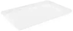 Schneider GmbH Servierplatte aus Melamin, Hochglanz - rechteckig wei&szlig; 28 cm x 42 cm