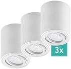 Oktaplex lighting LED Deckenstrahler Lile M Aluminium Aufbaustrahler wei&szlig;,