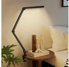 HOMCOM Tischleuchte Tischlampe LED Dimmbare Schreibtischlampe mit 2 Farbmodi,