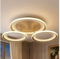 GLOBO LIGHTING LED Deckenleuchte, LED-Leuchtmittel fest verbaut, Warmwei&szlig;, LED