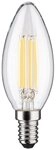 Paulmann LED-Leuchtmittel Efficient-Line Kerze 840lm 4W 3000K klar 230V, E14, 1...