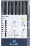 Schneider Permanentmarker Fineliner Schneider Pictus Fineliner-Set schwarz 8 St.