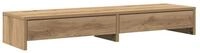 vidaXL Monitorst&auml;nder Monitorst&auml;nder mit Schubladen Artisan-Eiche 100x27x15 cm