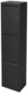 relaxdays M&uuml;lltrennsystem M&uuml;lleimer 3 F&auml;cher 3x18 l, schwarz