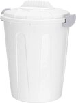 Spetebo M&uuml;lleimer Universal Kunststoff Maxitonne 23 Liter - wei&szlig;, Allzweck...