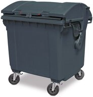 BRB-Lagertechnik M&uuml;lleimer 1100 Liter Gro&szlig;m&uuml;llbeh&auml;lter/M&uuml;llcontainer nach...