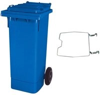 BRB-Lagertechnik M&uuml;lleimer BRB M&uuml;lltonne MGB 80 Liter, mit Klemmring f&uuml;r