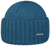 Stetson Strickm&uuml;tze aus 100% Merino-Wolle mit Umschlag