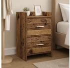 vidaXL Nachtkommode vidaXL Nachttische Altholz 40 x 30 x 60 cm Holzwerkstoff