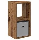 vidaXL Nachtkommode vidaXL Nachttisch Altholz 25,5 x 22 x 49,5 cm Holzwerkstoff
