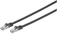 S-Conn PUR Patchkabel Cat.7 S/FTP schwarz 0,5m LAN-Kabel