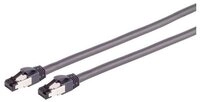 S-Conn Cat. 6A Patchkabel FlexArmor, U/FTP, grau, 15m LAN-Kabel