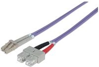 Intellinet Intellinet LWL Anschlusskabel LC/SC 1m Multimode OM4 lila...