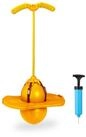 relaxdays H&uuml;pfspielzeug Pogo Ball mit Griffen f&uuml;r Kinder, (2-tlg), gelb