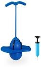 relaxdays H&uuml;pfspielzeug Pogo Ball mit Griffen f&uuml;r Kinder, (2-tlg), blau
