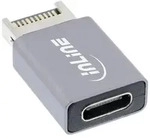 Inline USB 3.2 Adapter, intern USB-E Frontpanel Stecker zu USB-C Buchse...