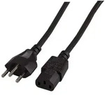 EFB EFB Elektronik EK537.2V3 Stromkabel Schwarz 2 m T12 C13-Koppler Netzkabel