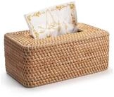 LuxusKollektion Papiertuchbox Rattan Kosmetikt&uuml;cherbox rechteckig Natur