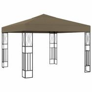 vidaXL Pavillon vidaXL Pavillon 3x3 m Taupe Stoff