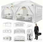 LuxusKollektion Faltpavillon Faltpavillon 3x6m wasserdicht mit 6 Seitenw&auml;nden