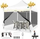 LuxusKollektion Faltpavillon Faltpavillon 3x3m 4 Netzseiten UV-Schutz