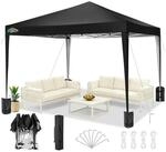 LuxusKollektion Faltpavillon Faltpavillon 3x3m Wasserdicht UV-Schutz Stabil