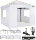 LuxusKollektion Faltpavillon Faltpavillon 3x3m Weiss UV50+ Wasserfest