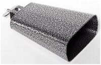 FAME Cowbell,M4 Cowbell 5 1/2 Zoll Schwarz/Silber Hochwertiger Stahl 14cm Montierbar