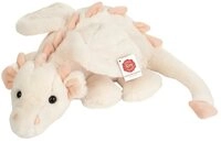 Teddy Hermann&reg; Kuscheltier Drache Fluffy wei&szlig;-rosa 32 cm