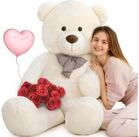 LuxusKollektion Kuscheltier Teddyb&auml;r 140cm XXL Kuscheltier Valentinstag Kinder