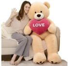 LuxusKollektion Kuscheltier Teddyb&auml;r XXL Kuscheltier Pl&uuml;schb&auml;r Herz Freundin