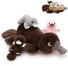 LuxusKollektion Kuscheltier Kuscheltier Schnabeltier 55cm XXL 3Babys Geschenk