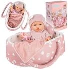 Kinderplay Dolls & Strollers Babypuppe Puppe mit Tragebett &ndash; Erste Babypuppe...