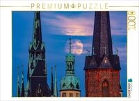 CALVENDO Puzzle CALVENDO Puzzle Full Moon Over the City's Towers, 1000 pieces,