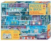 Usborne Verlag Puzzle Puzzle & Buch: Auf geheimer Labyrinthe-Mission, 300...